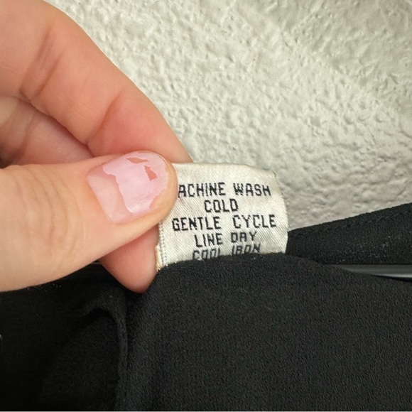 VTG Midnight Velvet Women's 3X Embroidered‎ Black Dress Maxi Boho Casual Wedding - Picture 7 of 11